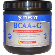 MRM, BCAA+G 1000, Lemonade, 0.396 lbs (180 g) (Discontinued Item)