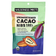 <img alt="Wilderness Poets, Unsweetened Cacao Nibs, Dark Chocolate, 8 oz (226 g)" title="Wilderness Poets, Unsweetened Cacao Nibs, Dark Chocolate, 8 oz (226 g),891617002439"