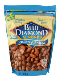 Blue Diamond, Almonds,  Roasted Salted - 16 oz