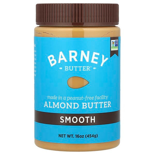 <img alt="Barney Butter, Almond Butter, Smooth, 16 oz (454 g)" title="Barney Butter, Almond Butter, Smooth, 16 oz (454 g),094922553584"