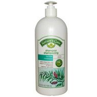 Natures Gate, Shampoo, Calming, Vegan, Tea Tree + Sea Buckthorn, 32 fl oz (946 ml)