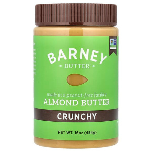 <img alt="Barney Butter, Almond Butter, Crunchy, 16 oz (454 g)" title="Barney Butter, Almond Butter, Crunchy, 16 oz (454 g),094922640994"