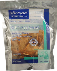 Virbac C.E.T. HEXtra Chews For Dogs - Medium -- 30 Chewables