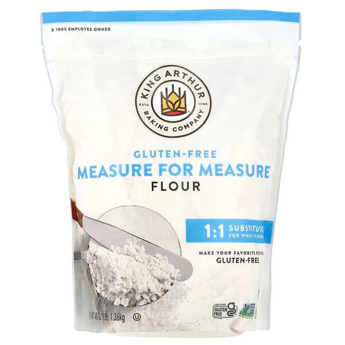 <img alt="King Arthur Baking Company, Gluten Free Measure For Measure Flour, 48 oz (1.36 kg)" title="King Arthur Baking Company, Gluten Free Measure For Measure Flour, 48 oz (1.36 kg),071012075232"