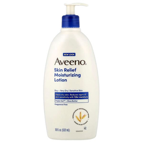 <img alt="Aveeno, Skin Relief Moisturizing Lotion, For Dry to Very Dry, Sensitive Skin, Fragrance Free, 18 fl oz (532 ml)" title="Aveeno, Skin Relief Moisturizing Lotion, For Dry to Very Dry, Sensitive Skin, Fragrance Free, 18 fl oz (532 ml),381370042679"