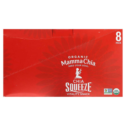 <img alt="Mamma Chia, Organic Chia Squeeze, Vitality Snack, Cherry Love, 8 Squeezes, 3.5 oz (99 g) Each" title="Mamma Chia, Organic Chia Squeeze, Vitality Snack, Cherry Love, 8 Squeezes, 3.5 oz (99 g) Each,856516005066"