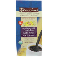 Teeccino, Organic Chicory Herbal Coffee, Dandelion Dark Roast, Caffeine Free, 10 oz (284 g)