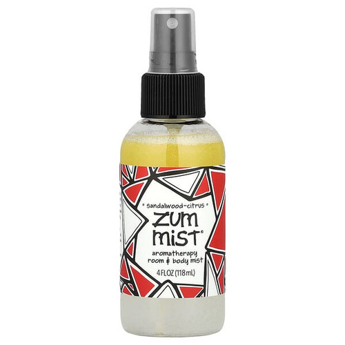 <img alt="ZUM, Zum Mist, Aromatherapy Room & Body Mist, Sandalwood-Citrus, 4 fl oz (118 ml)" title="ZUM, Zum Mist, Aromatherapy Room & Body Mist, Sandalwood-Citrus, 4 fl oz (118 ml),663204210165"