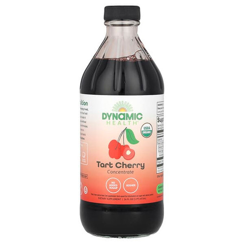 <img alt="Dynamic Health, Tart Cherry Concentrate, Glass, 16 fl oz (473 ml)" title="Dynamic Health, Tart Cherry Concentrate, Glass, 16 fl oz (473 ml),790223101256"