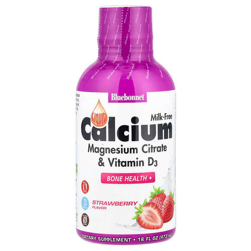 <img alt="Bluebonnet Nutrition, Liquid Calcium, Magnesium Citrate & Vitamin D3, Strawberry, 16 fl oz (473 ml)" title="Bluebonnet Nutrition, Liquid Calcium, Magnesium Citrate & Vitamin D3, Strawberry, 16 fl oz (473 ml),743715006928"