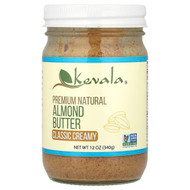 <img alt="Kevala, Premium Natural Almond Butter, Classic Creamy, 12 oz (340 g)" title="Kevala, Premium Natural Almond Butter, Classic Creamy, 12 oz (340 g),816536011119"