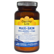 Country Life, Maxi-Skin Collagen + C & A Powder, Flavorless, 2.74 oz (78 g)