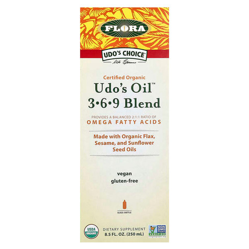 <img alt="Flora, Udos Choice, Organic Udos Oil 3·6·9 Blend, 8.5 fl oz (250 ml)" title="Flora, Udos Choice, Organic Udos Oil 3·6·9 Blend, 8.5 fl oz (250 ml),061998679807"