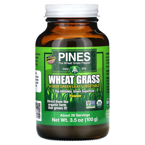 <img alt="Pines International, Wheat Grass, Powder, 3.5 oz (100 g)" title="Pines International, Wheat Grass, Powder, 3.5 oz (100 g),043952000278"