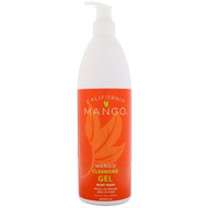 California Mango, Mango Cleansing Gel Body Wash, 16.9 fl oz (500 ml)