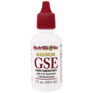 NutriBiotic, Maximum GSE, Liquid Concentrate, 1 fl oz (29.5 ml)