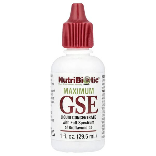 <img alt="NutriBiotic, Maximum GSE, Liquid Concentrate, 1 fl oz (29.5 ml)" title="NutriBiotic, Maximum GSE, Liquid Concentrate, 1 fl oz (29.5 ml),728177009953"