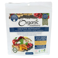 Organic Traditions Smooth Movement Probiotic Fiber Blend with Turmeric -- 7 oz