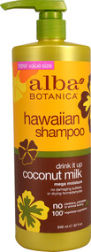 Alba Botanica Hawaiian Shampoo Drink It Up Coconut Milk -- 32 oz