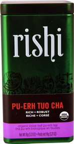Rishi Tea Organic Pu-Erh Tuo Cha Tea - 3.21 oz