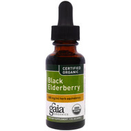 Gaia Herbs, Organic Elderberry, 1 fl oz (30 ml)