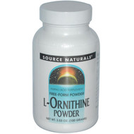 Source Naturals, L-Ornithine Powder, 3.53 oz (100 g)