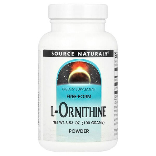 <img alt="Source Naturals, L-Ornithine Powder, 3.53 oz (100 g)" title="Source Naturals, L-Ornithine Powder, 3.53 oz (100 g),021078001492"
