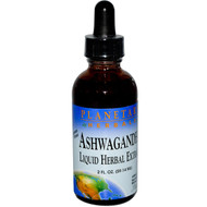Planetary Herbals Ashwagandha Liquid Herbal Extract Lemon -- 2 fl oz