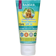 Badger Company, Baby Sunscreen Cream, SPF 30 PA+++, Chamomile & Calendula, 2.9 fl oz (87 ml)