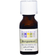 Aura Cacia, 100% Pure Essential Oil, Bergamot, .5 fl oz (15 ml)