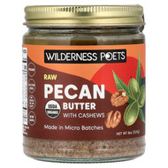 <img alt="Wilderness Poets, Organic Raw Pecan Butter with Cashews, 8 oz (227 g)" title="Wilderness Poets, Organic Raw Pecan Butter with Cashews, 8 oz (227 g),891617002224"
