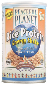 VegLife, Peaceful Planet Rice Protein Energy Shake,  Caribbean Cocoa - 13.2 oz