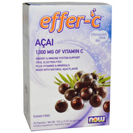 Now Foods, Effer-C, Effervescent Drink Mix, Acai, 30 Packets, 5.82 oz (165 g)