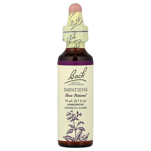 <img alt="Bach, Original Flower Remedies, Impatiens, 0.7 fl oz (20 ml)" title="Bach, Original Flower Remedies, Impatiens, 0.7 fl oz (20 ml),741273205814"