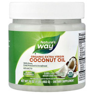 <img alt="Natures Way, Organic Extra Virgin Coconut Oil, 16 oz (453 g)" title="Natures Way, Organic Extra Virgin Coconut Oil, 16 oz (453 g),033674156735"