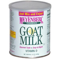 Meyenberg Goat Milk, Whole Powdered Goat Milk, Vitamin D, 12 oz (340 g)