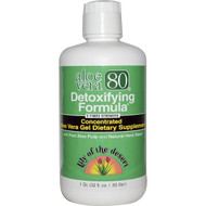 Lily of the Desert, Aloe Vera 80, Detoxifying Formula, 32 fl oz (.95 l)