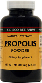 3 PACK of YS Eco Bee Farms Propolis Powder -- 70000 mg - 2.5 oz
