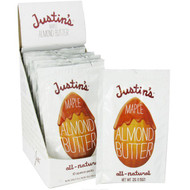 Justins Nut Butter, Maple Almond Butter, 10 Squeeze Packs, 1.15 oz (32 g) Each