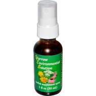 Flower Essence Services, Yarrow Environmental Solution Spray, 1 fl oz (30 ml)