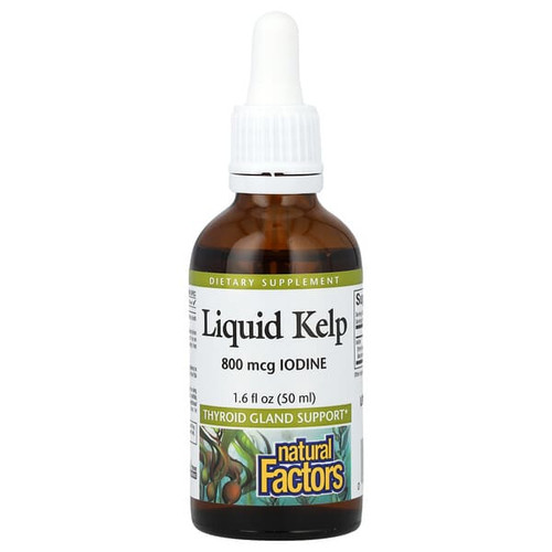 <img alt="Natural Factors, Liquid Kelp, 800 mcg, 1.6 fl oz (50 ml)" title="Natural Factors, Liquid Kelp, 800 mcg, 1.6 fl oz (50 ml),068958029092"