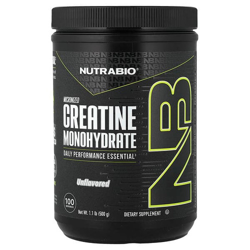 <img alt="NutraBio, Micronized Creatine Monohydrate, Unflavored, 1.1 lb (500 g)" title="NutraBio, Micronized Creatine Monohydrate, Unflavored, 1.1 lb (500 g),649908230104"