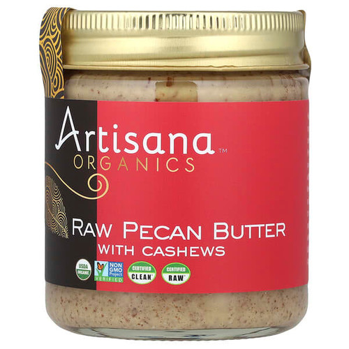 <img alt="Artisana, Organics, Raw Pecan Butter with Cashews, 8 oz (227 g)" title="Artisana, Organics, Raw Pecan Butter with Cashews, 8 oz (227 g),870001000565"
