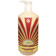 Alaffia, Everyday Coconut, Body Wash, Ultra Hydrating, Normal to Dry Skin, Coconut Lime, 32 fl oz (950 ml)