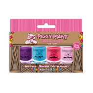 Piggy Paint, Natural as Mud, Nail Polish, 4 Piece Set (3.5 ml) Each
