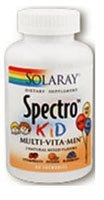 Solaray, Spectro Multi-Vita-Min for Kids,  Strawberry Orange Blueberry - 60 Chewables
