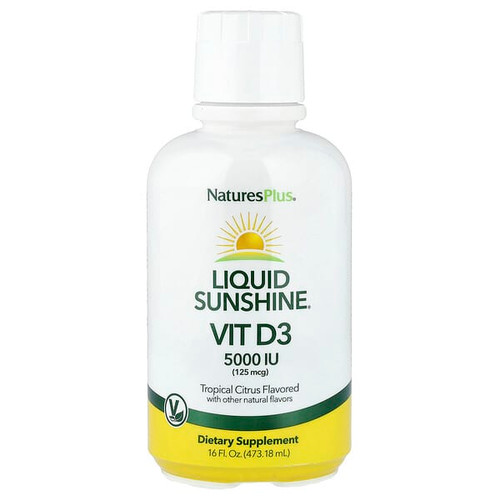 <img alt="NaturesPlus, Liquid Sunshine, Vitamin D3, Tropical Citrus, 16 fl oz (473.18 ml)" title="NaturesPlus, Liquid Sunshine, Vitamin D3, Tropical Citrus, 16 fl oz (473.18 ml),097467104839"