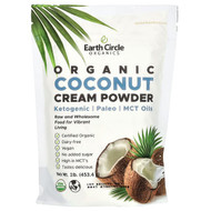 <img alt="Earth Circle Organics, Organic Coconut Cream Powder, 1 lb (453.4 g)" title="Earth Circle Organics, Organic Coconut Cream Powder, 1 lb (453.4 g),813313013113"