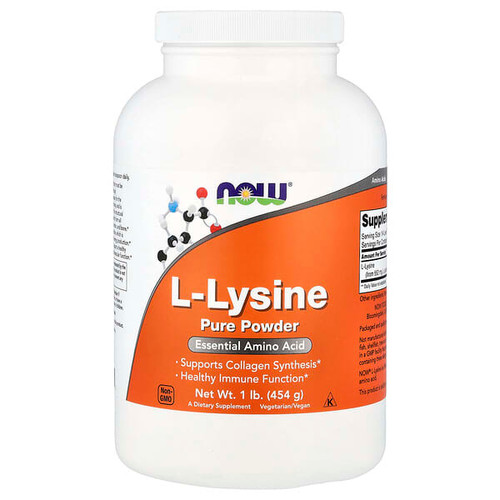 <img alt="NOW Foods, L-Lysine Pure Powder, 1 lb (454 g)" title="NOW Foods, L-Lysine Pure Powder, 1 lb (454 g),733739002402"