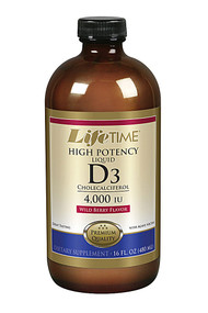 Lifetime Liquid D3 High Potency Wild Berry - 4000 IU - 16 fl oz